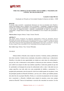 POR UMA LIBERTAÇÃO DO TEMPO: NOTAS SOBRE A