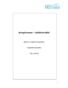 drospirenona + etinilestradiol