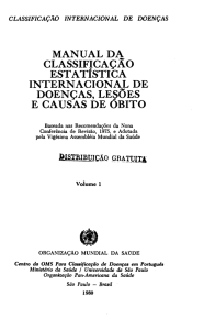 manual da classificação estat~stica internacional de doenças