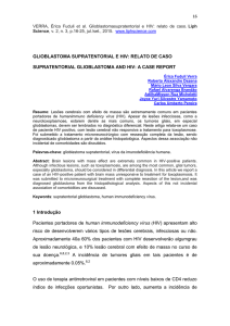 GLIOBLASTOMA SUPRATENTORIAL E HIV