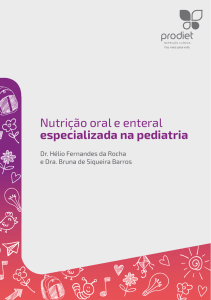 Nutrição oral e enteral especializada na pediatria