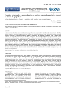 Condutas relacionadas à automedicação de adultos