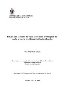 Estudo dos factores de risco associados a infecções do