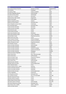 Lista de aprovados no vestibular 2002