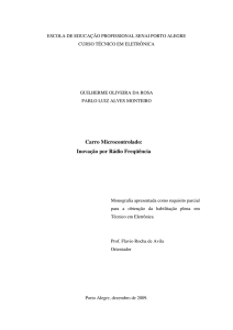 Monografia-Carro Microcontrolado