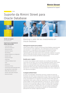 Suporte da Rimini Street para Oracle Database