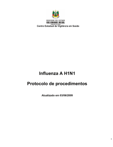 Protocolo de Procedimentos Influenza A (H1N1)