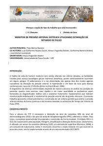 monitor de pressão arterial sistólica utilizando - Apresentação