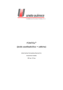 FONTOL® (ácido acetilsalicílico + cafeína)