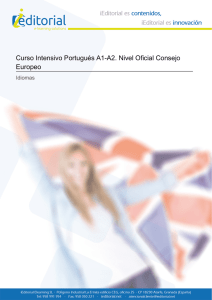 Curso Intensivo Portugués A1-A2. Nivel Oficial Consejo