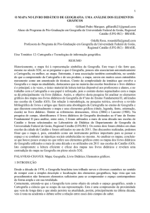 O MAPA NO LIVRO DIDÁTICO DE GEOGRAFIA