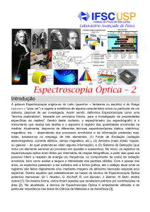 Espectroscopia Óptica – 2 - IFSC