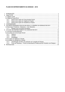 Plano de Enfrentamento da Dengue – 2010