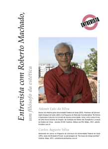 Entrevista com Roberto Machado,um filósofo da estética