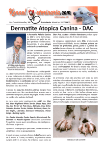 Dermatite Atopica Canina