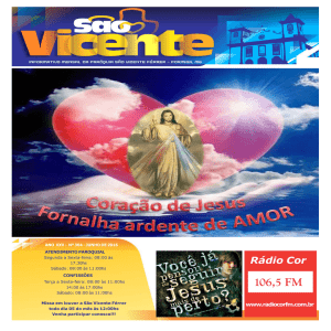 Edição de Junho 2016 - Paroquia Sao Vicente Ferrer
