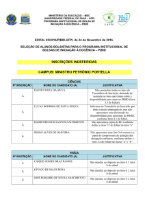 indeferimento - Universidade Federal do Piauí