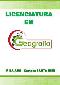 MANUAL – Curso de Geografia