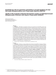 Qualidade de vida em pacientes submetidos à cirurgia bariátrica do