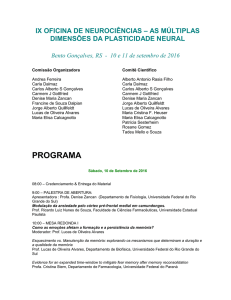 programa - Pós-Graduação em Neurociências