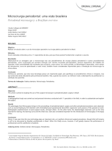 Microcirurgia periodontal: uma visão brasileira
