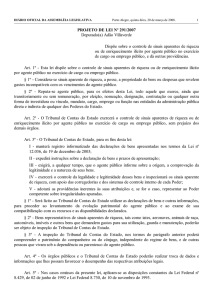 PROJETO DE LEI Nº 291/2007 Deputado(a) Adão Villaverde