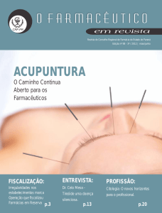 acupuntura - Boletim Informativo