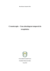 Cronoterapia – Uma abordagem temporal da terapêutica