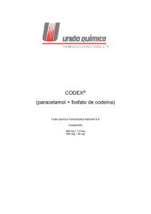 CODEX® (paracetamol + fosfato de codeína)