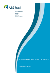 Contribuições AES Brasil CP 09/2012