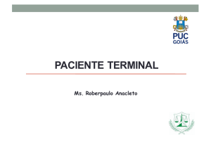 Aula 1 nutrição em pacientes terminais