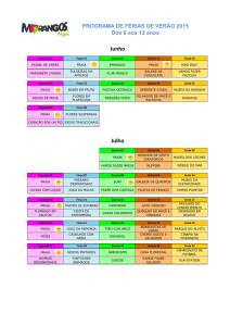 Programa de Férias de Verão 2015