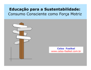 Educação para a Sustentabilidade: Consumo