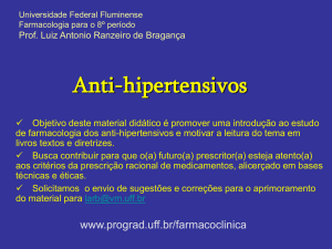 Anti-hipertensivos