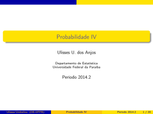Probabilidade IV
