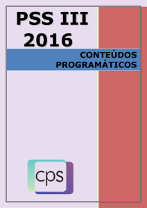 conteúdos programáticos - CPS