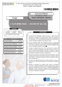 enfermeiro - assistencial