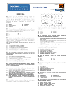 biologia - Colégio 24 Horas