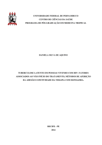 Tuberculose latente em pessoas vivendo com HIV: fatores