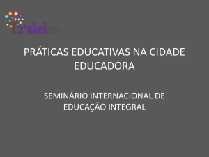 Maria Antonia Goulart - 2º Seminário Internacional de Educação