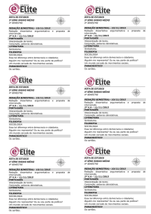 ROTA DE ESTUDO 1º ANO -10-11 E 11