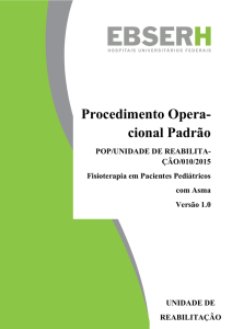 Procedimento Opera- cional Padrão