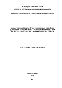 Caracterização fenotípica e molecular dos vírus - Bio