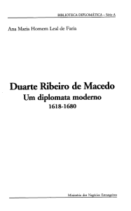 Duarte Ribeiro de Macedo. Um diplomata