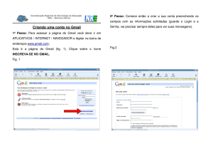 Criando uma conta no Gmail