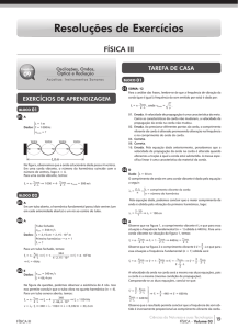 Resoluções de Exercícios