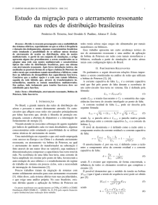 Estudo da migraç˜ao para o aterramento ressonante nas redes de