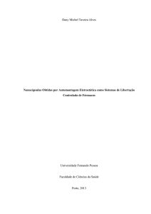 Nanocápsulas Obtidas por Automontagem Eletrostática como