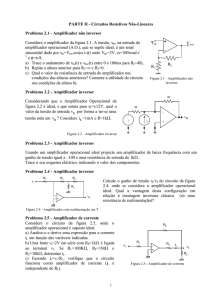 PARTE II - Circuitos Resistivos Não