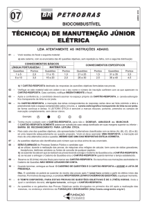 Prova - Fundação Cesgranrio